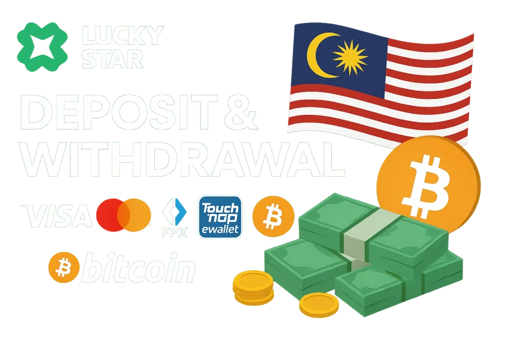 Lucky Star Casino Deposit & Withdrawal processes in Malaysia