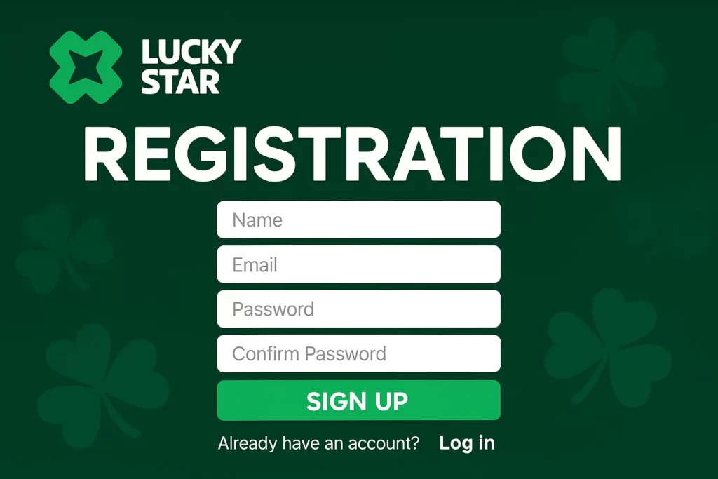 Lucky Star Registration process for Online Casino Gaming in Malaysia